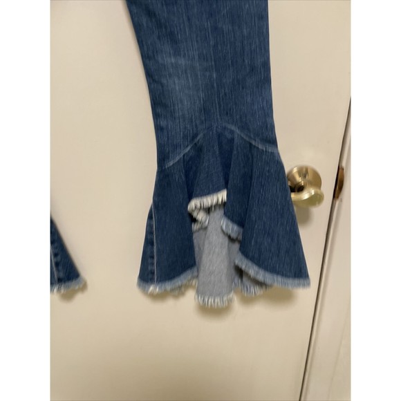 Citizens of Humanity Women's Drew Flounce Jeans 27 Denim High Rise boho chic - Picture 10 of 15